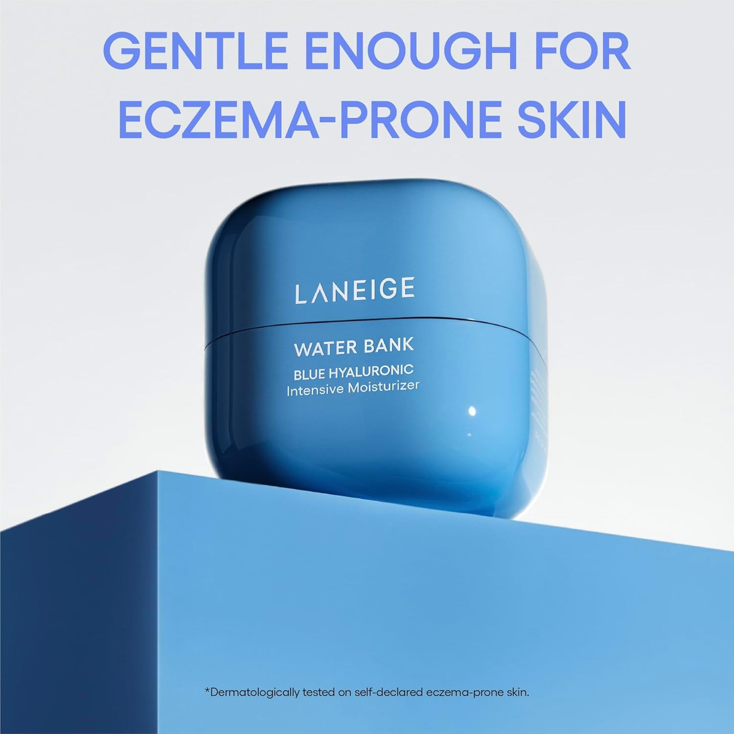 Water Bank Blue Hyaluronic Intensive Moisturizer with Peptides + Squalane: Eczema-Prone Skin, Barrier-Boosting, Nourish, Dryness